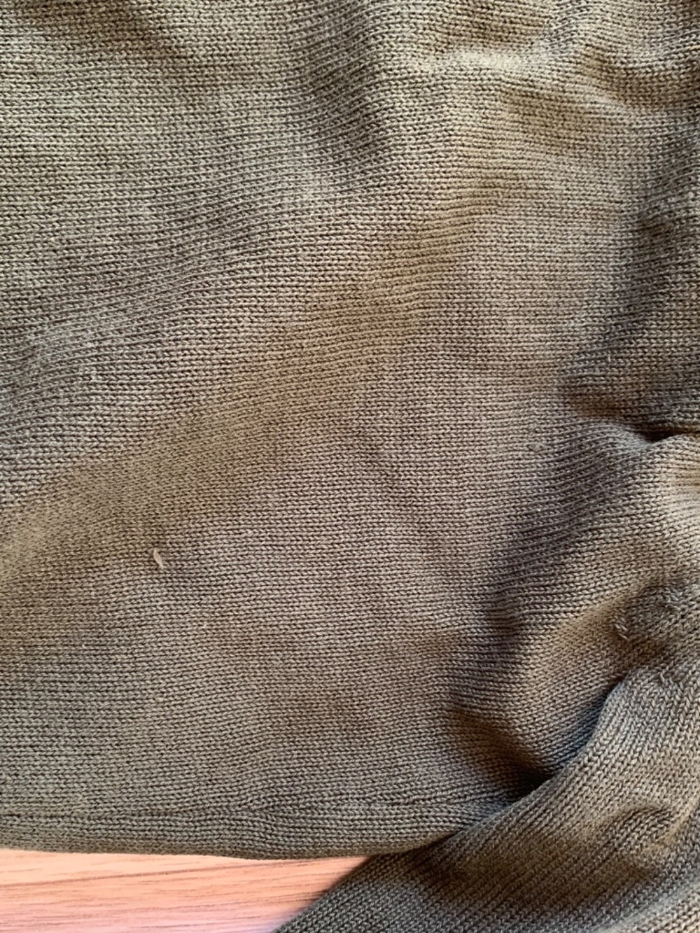 Green Cardigan 100% cotton 3/4 sleeve - Picture 6 of 11
